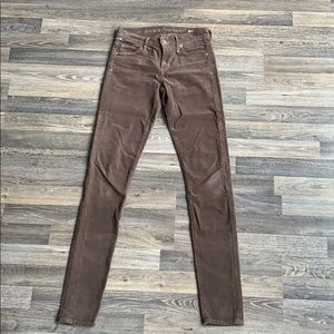 Citizens of Humanity Avedon Skinny Brown Cords